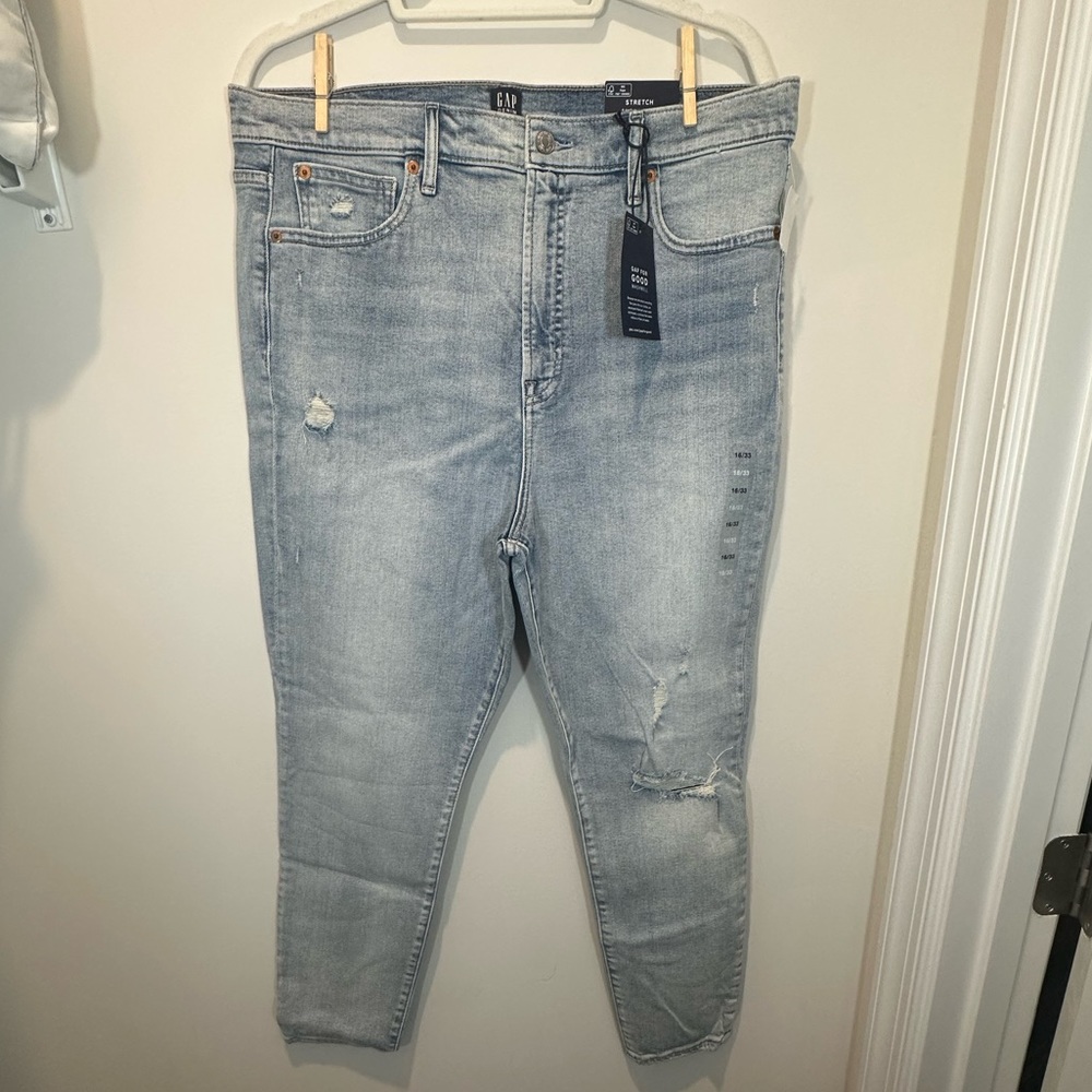 GAP Size 16 True Skinny Sky High Stretch Jean